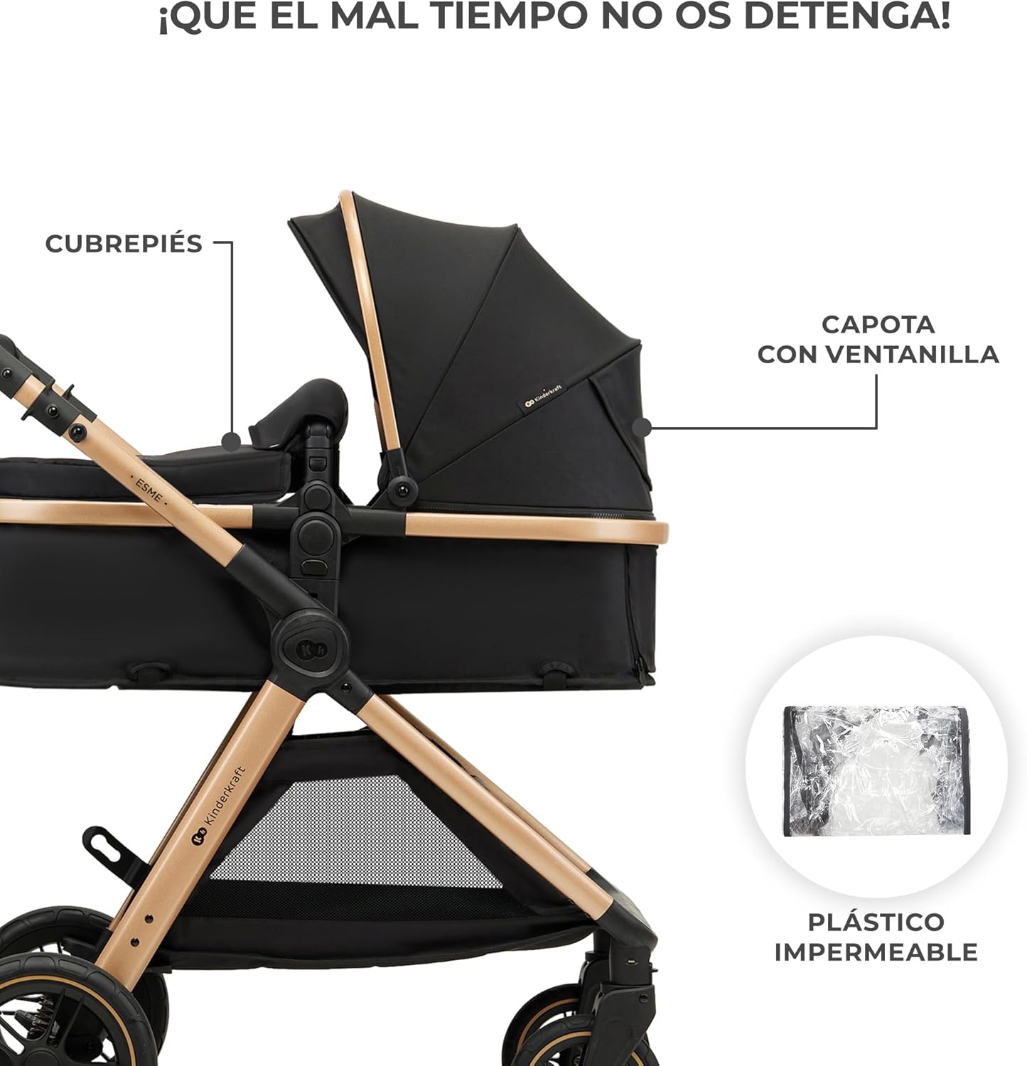 Carrito de bebé 3 en 1 Completo - MimoGo