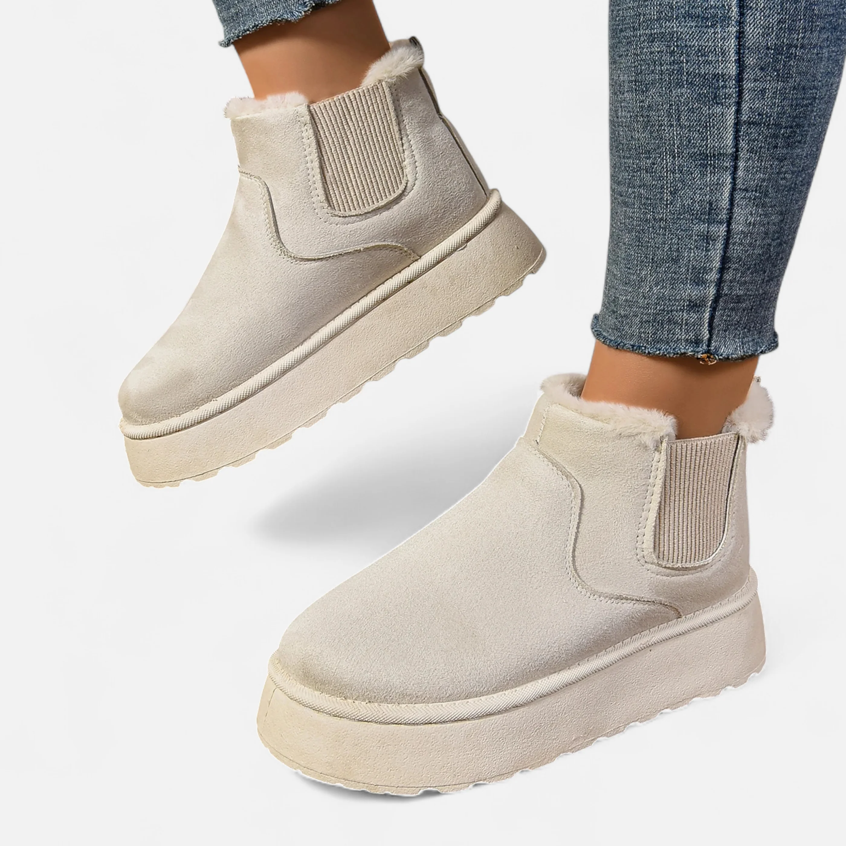 Westlyn™ | Women’s Short Plush Platform Ankle Boots