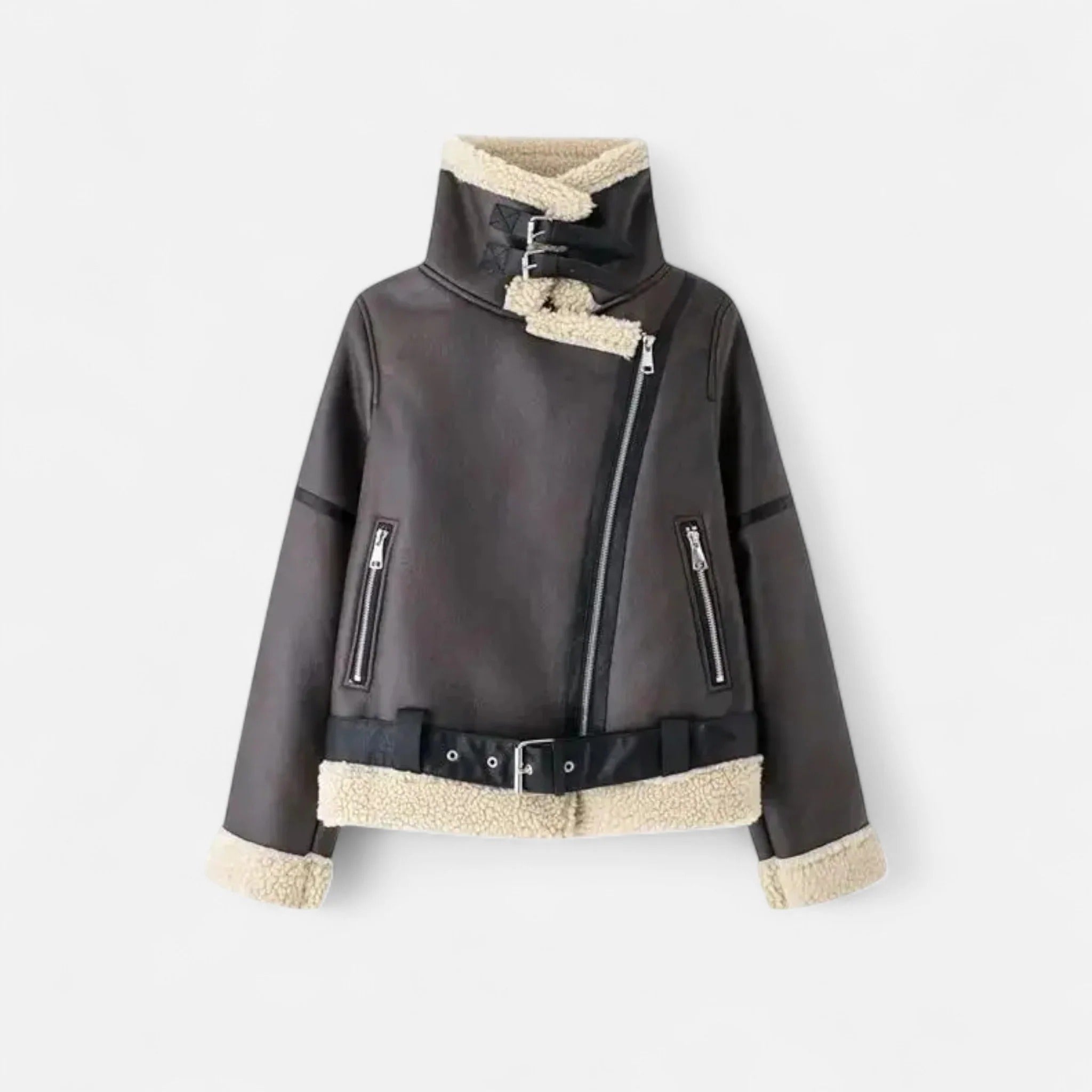 Westlyn™ | Women’s Autumn Belted Leather Jacket