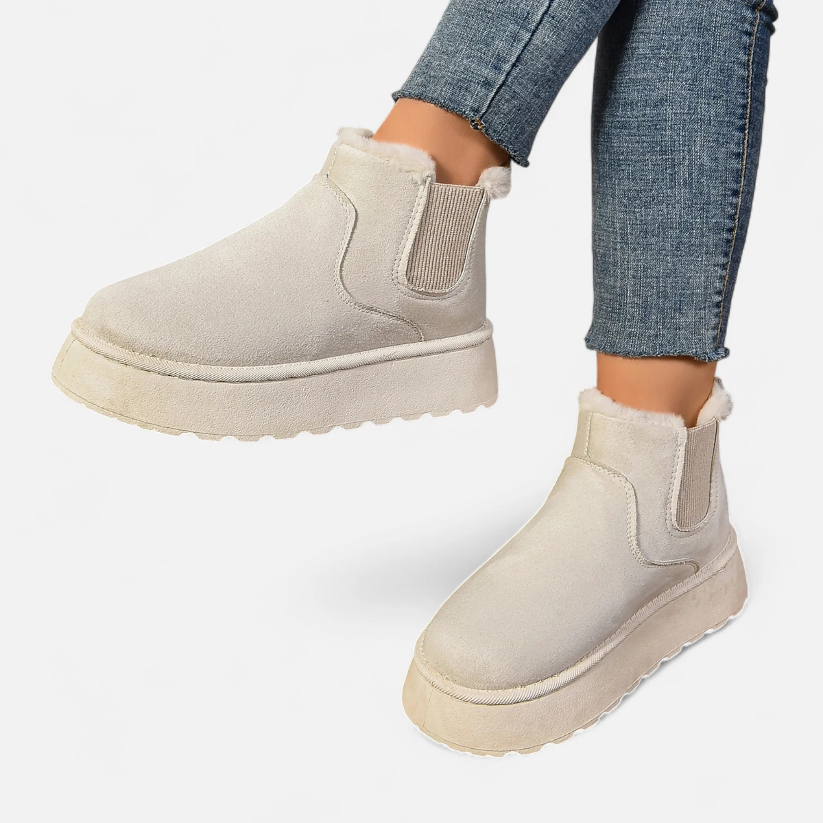 Westlyn™ | Women’s Short Plush Platform Ankle Boots