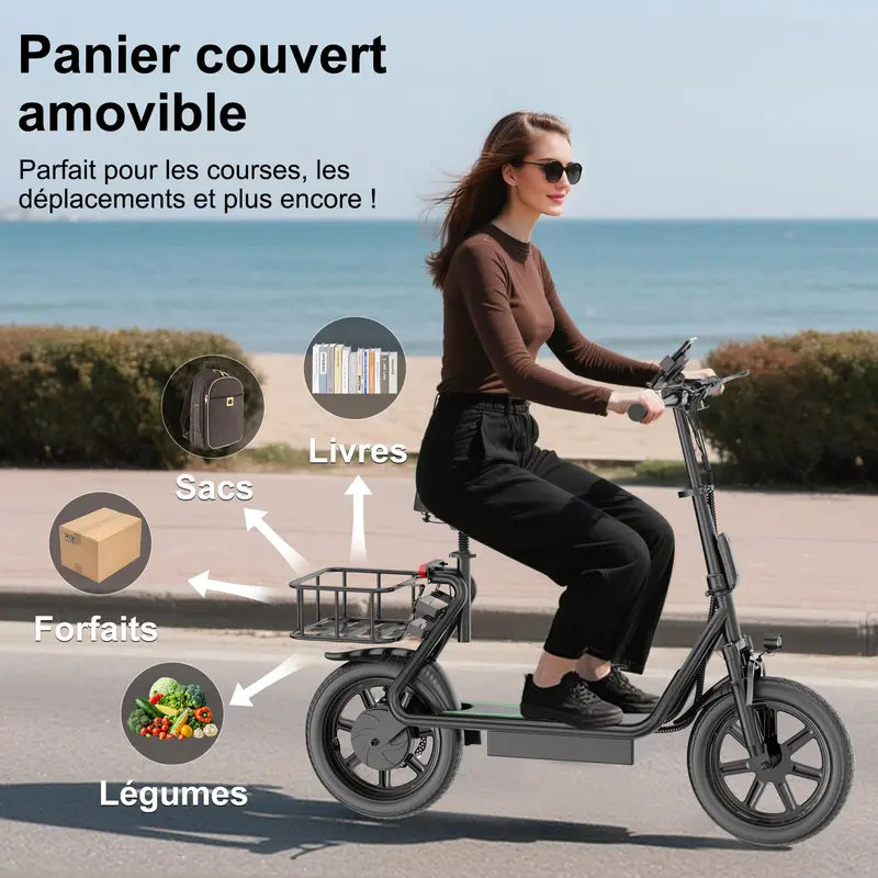 Trottinette Électrique SelleRide 500w