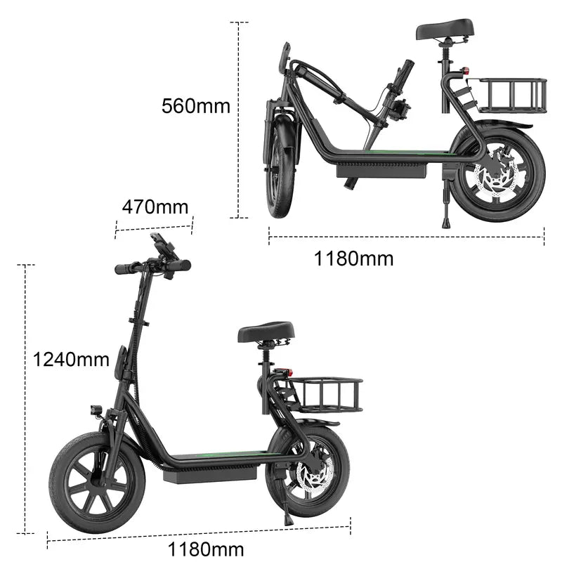 Trottinette Électrique SelleRide 500w